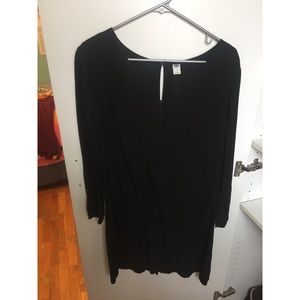Black Old Navy long sleeve dress